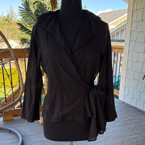 Laneway the Label | Black Wrap Long Sleeve